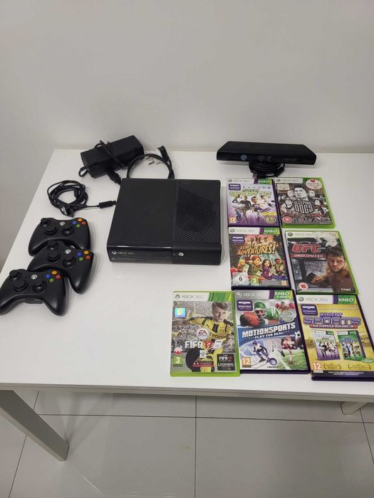 Xbox 360 - 3 pady- kontroler ruchu, gry