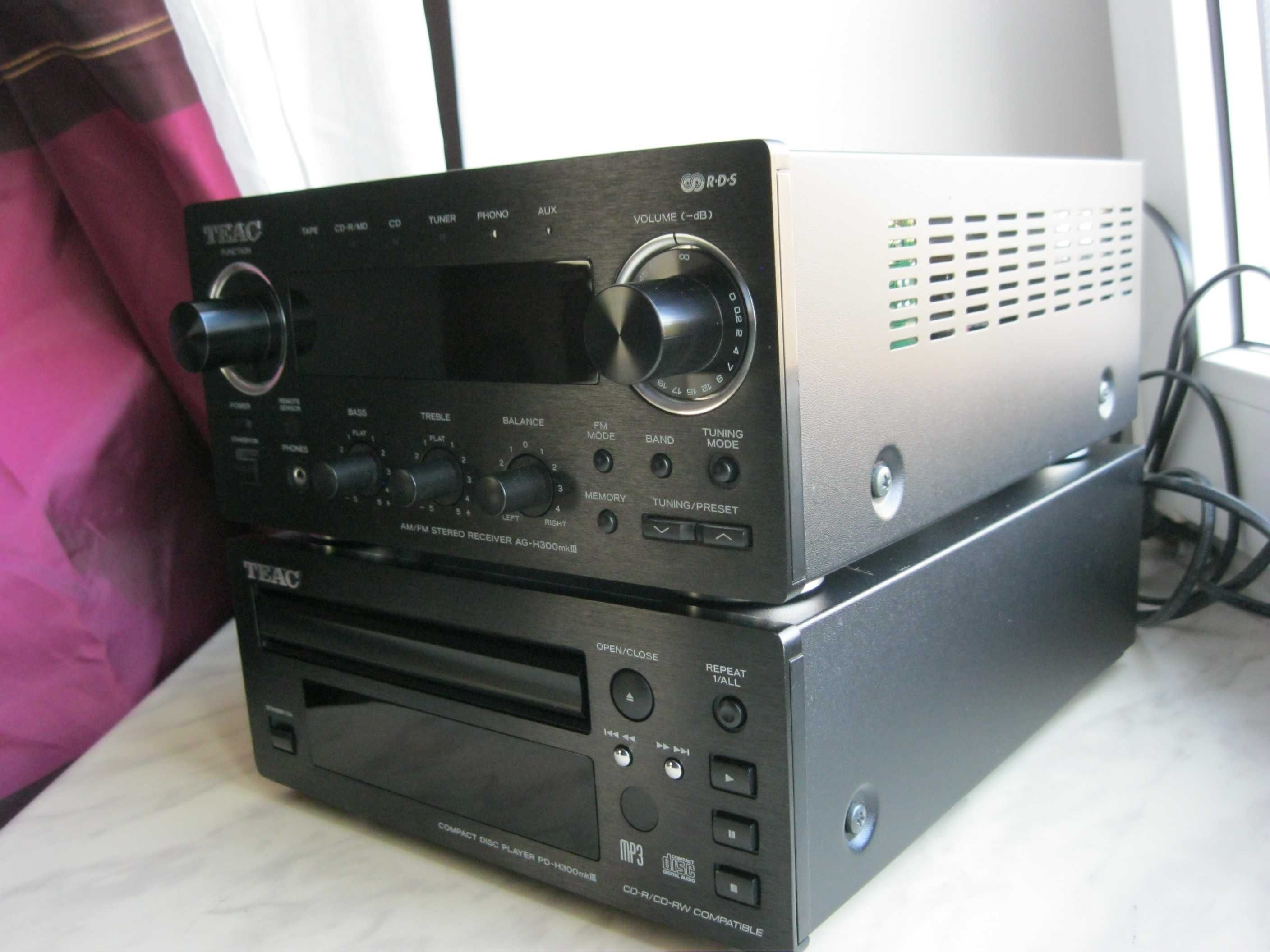 Audiofilski zestaw HI-FI TEAC AG-H300 mk3 + TEAC PD-H300 mk3