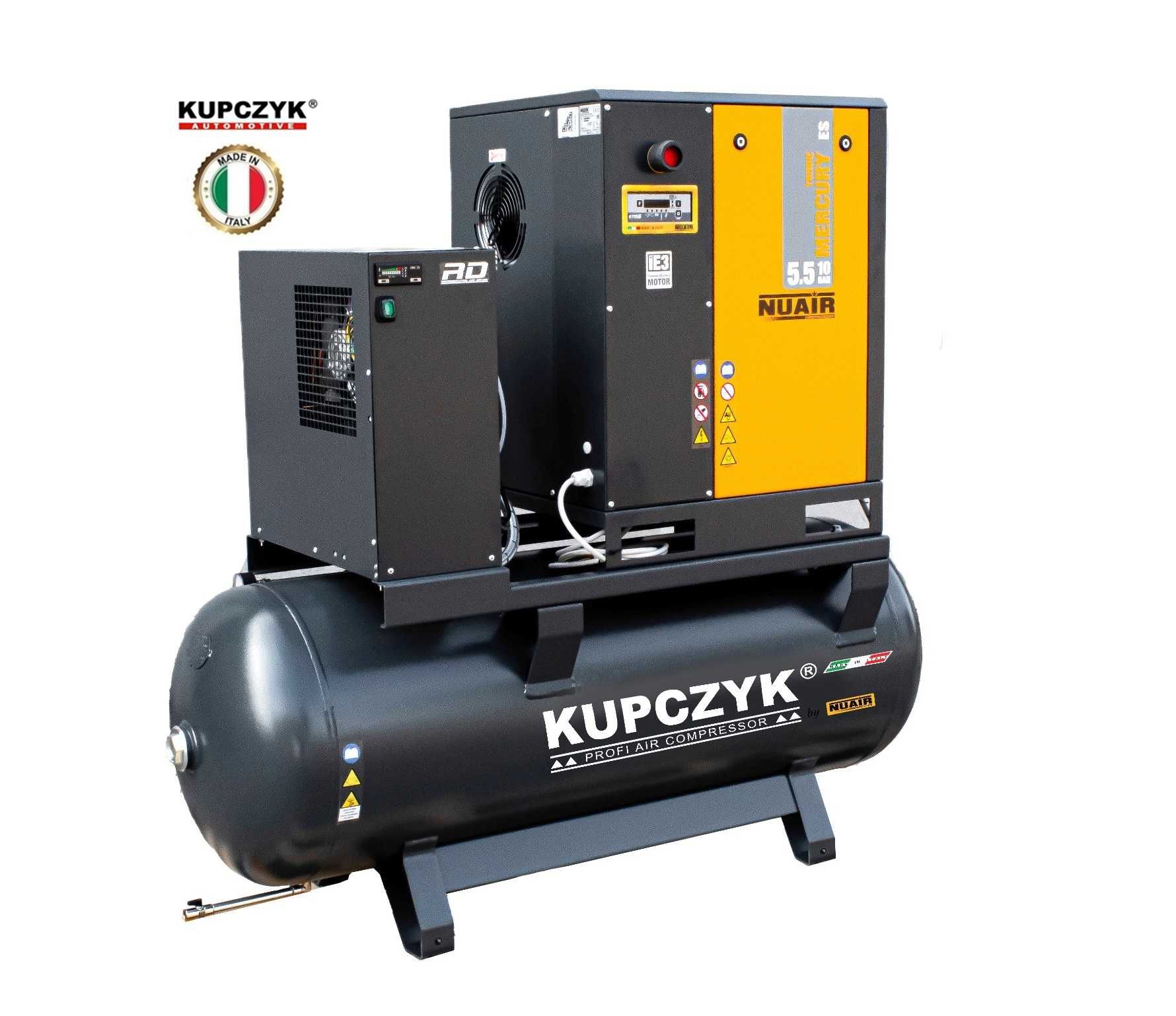 Kompresor śrubowy z osuszaczem Kupczyk MERCURY 5,5/270 ES 650 l/min