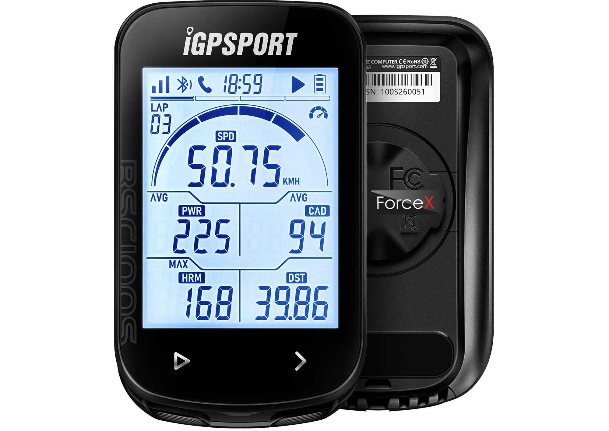 Велокомпьютер iGPSport BSC100S с GPS и подсветкой (Гарантия)