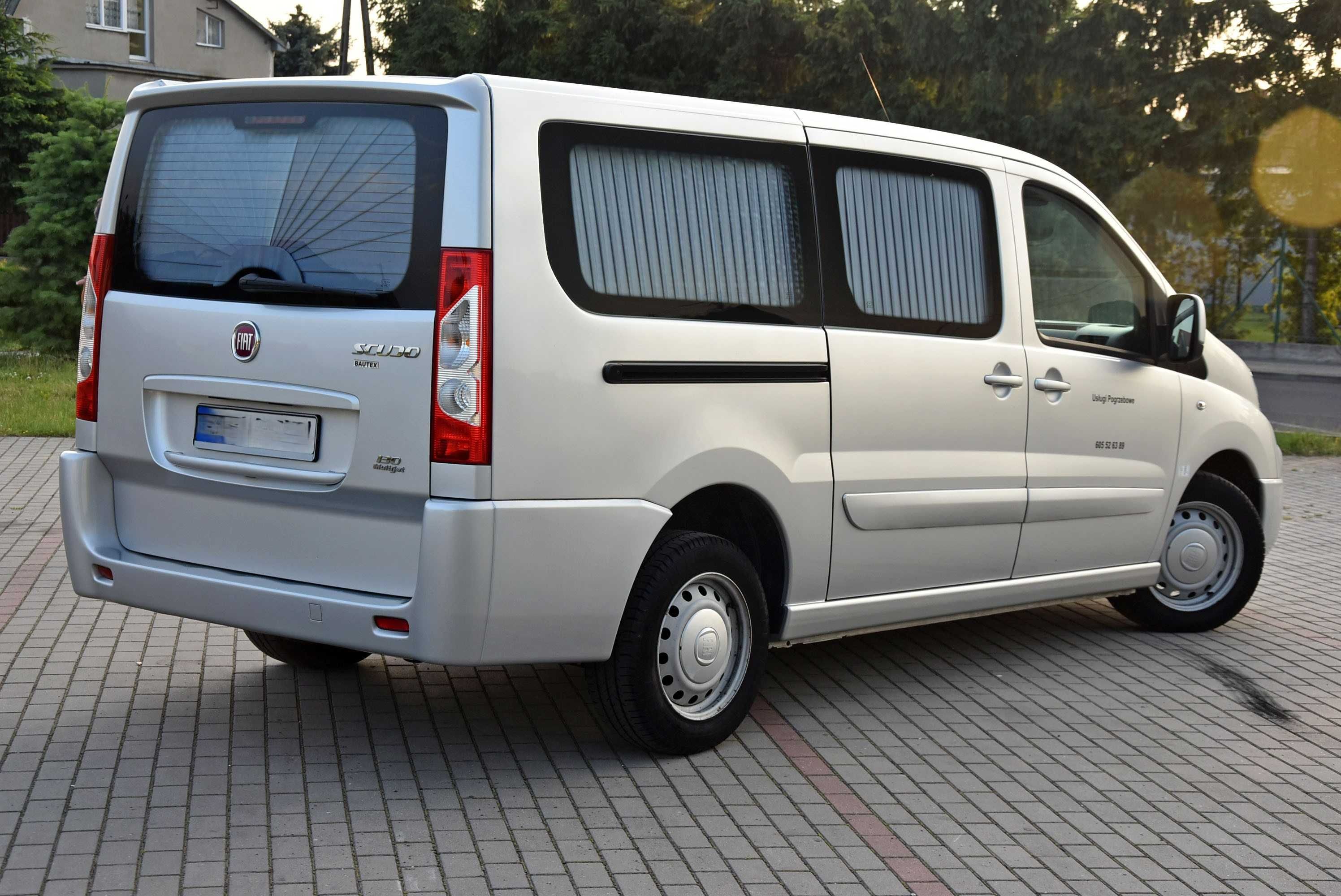 Karawan pogrzebowy Fiat Scudo, salon Polska, zabudowa Bautex