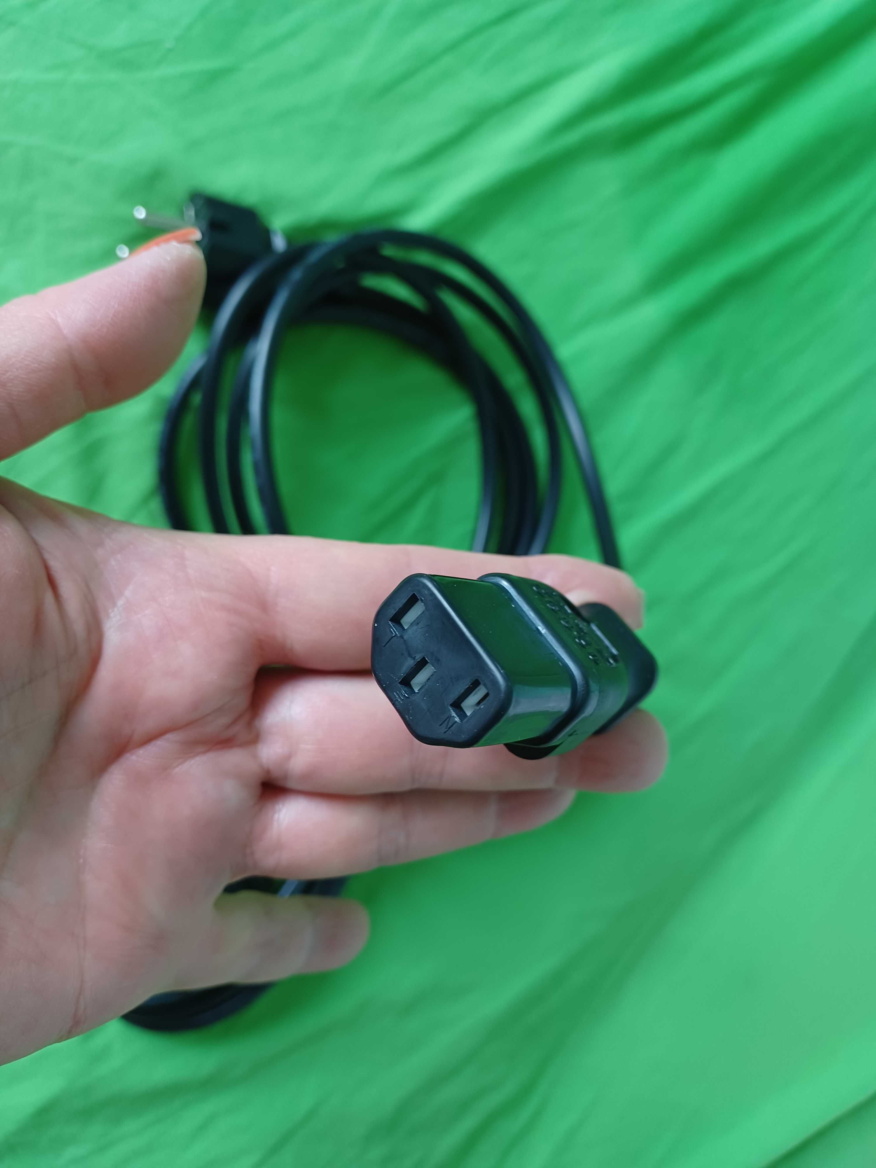 Kabel zasilający do drukarek, monitorów, komputerów, telewizora