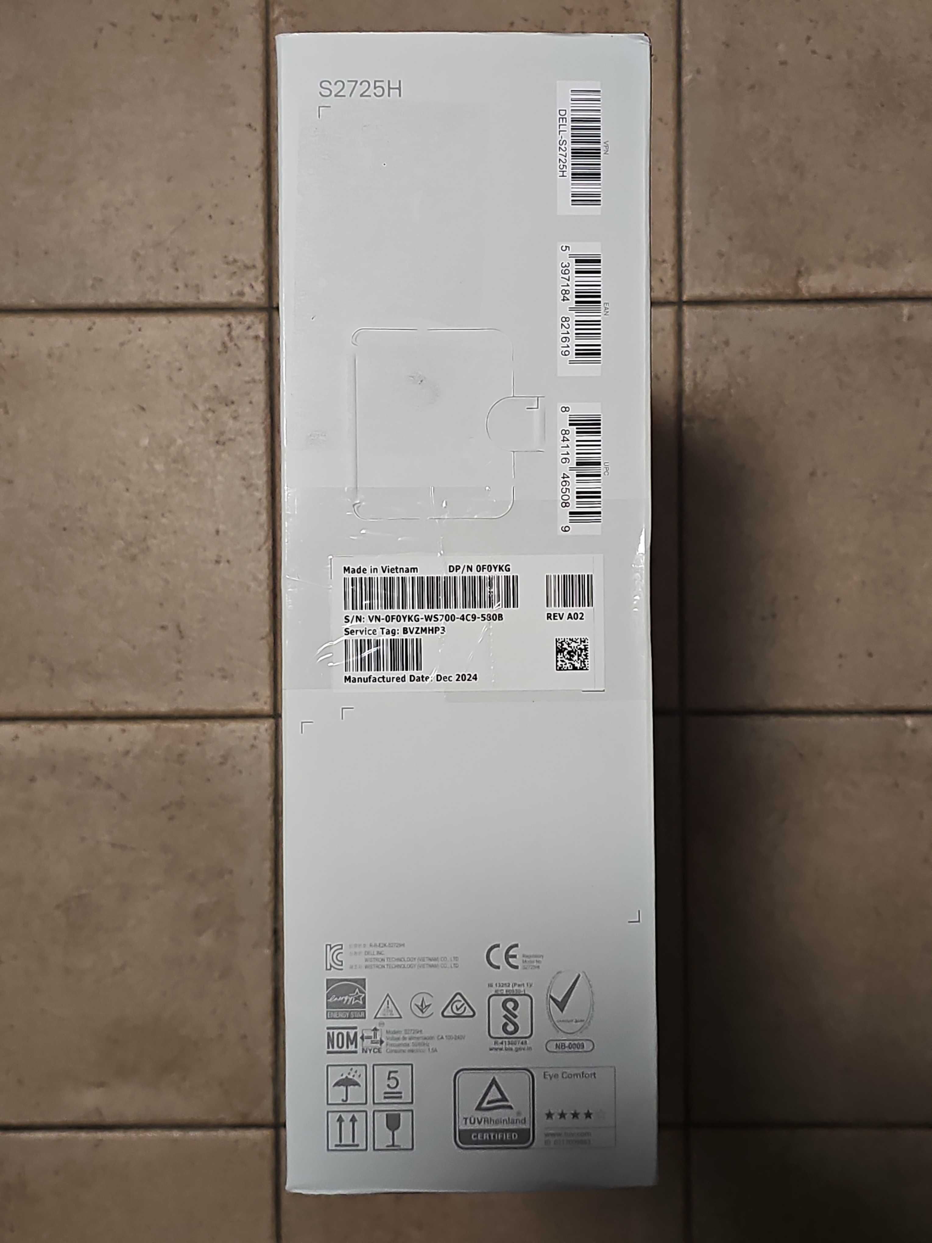 Monitor Dell 27" S2725H (210BMHK)