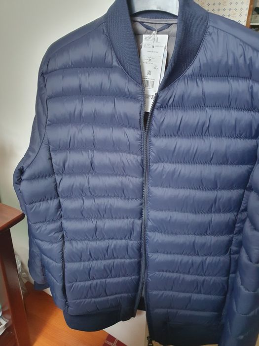 Parka azul marinho nova