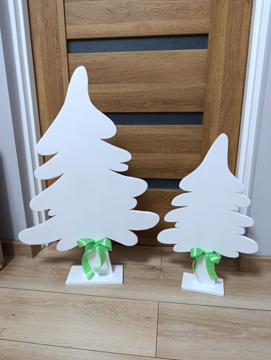 Choinki ze sklejki ozdoba świąteczna drewniana choinka z drewna