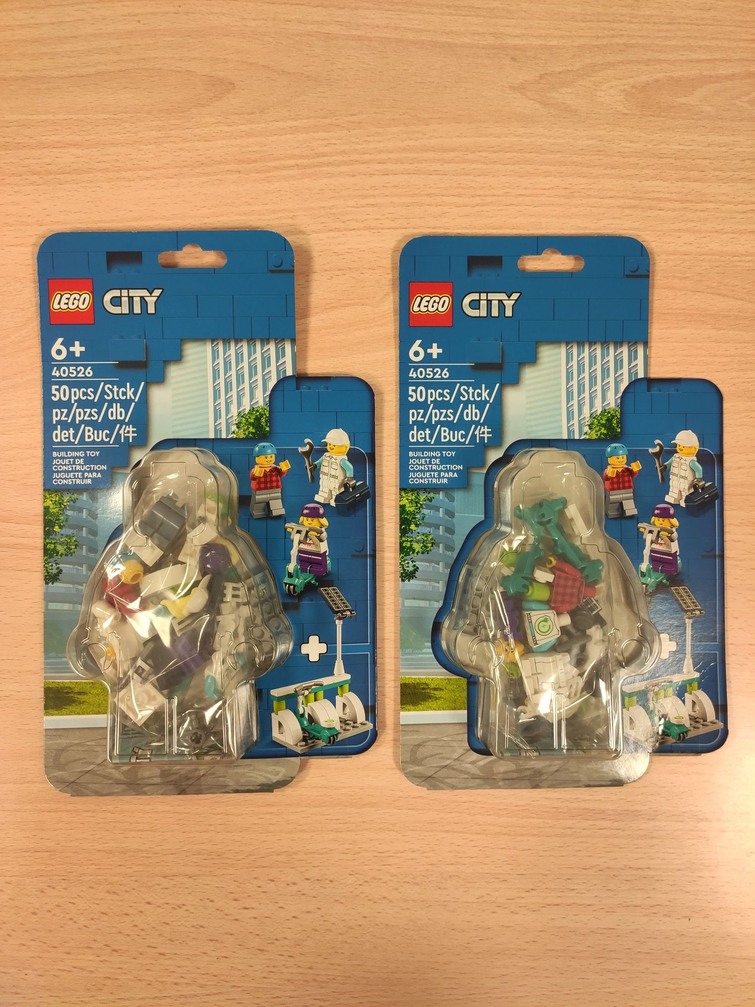 Zestaw LEGO City 40526 Ładowarka i hulajnogi elektryczne