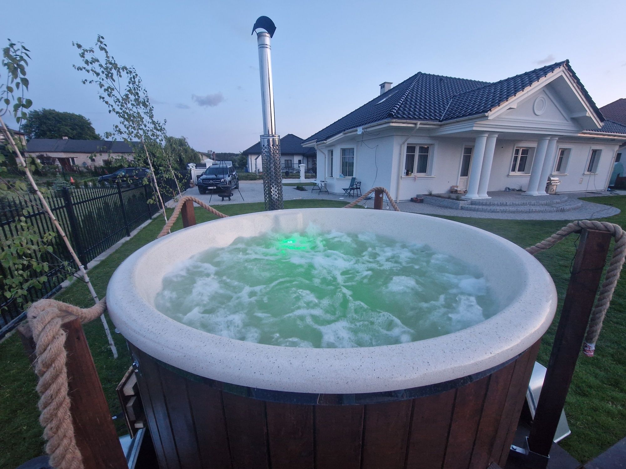 Mobilna Bania/Jacuzzi na przyczepie Ciechanów