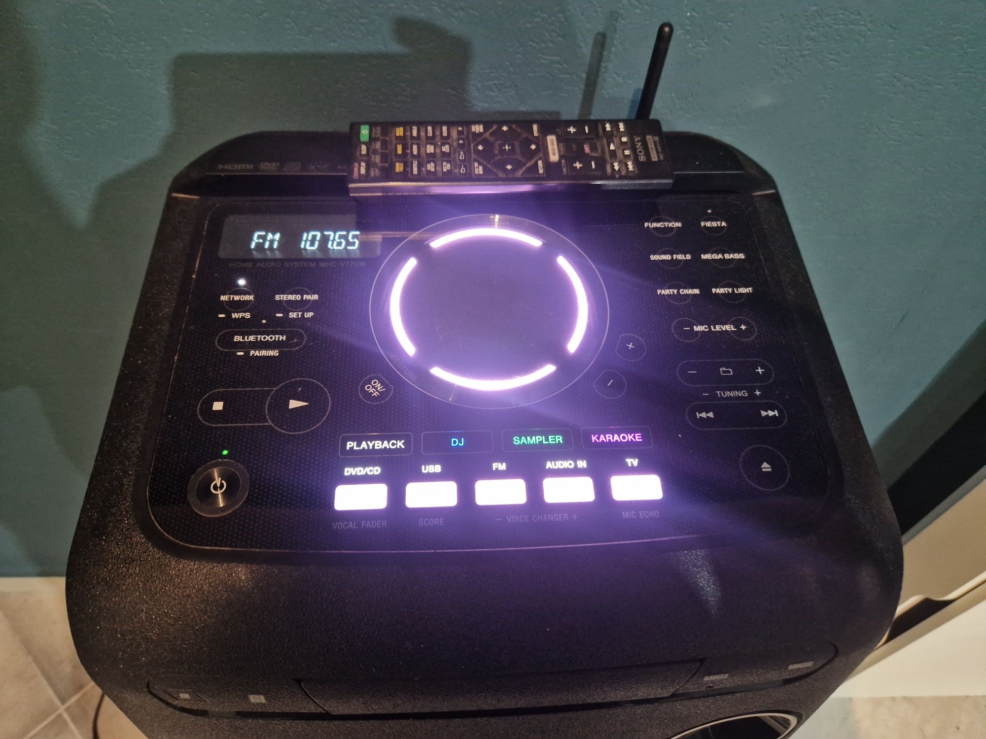 GŁOŚNIK przenośny SONY power Audio SONY MHC-V73D, BT, NFC