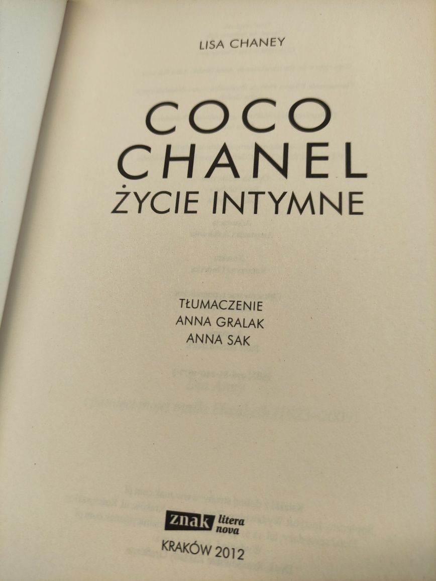 Coco Chanel życie intymne L. Chaney