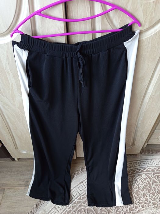 Штаны джинсы палаццо  батал