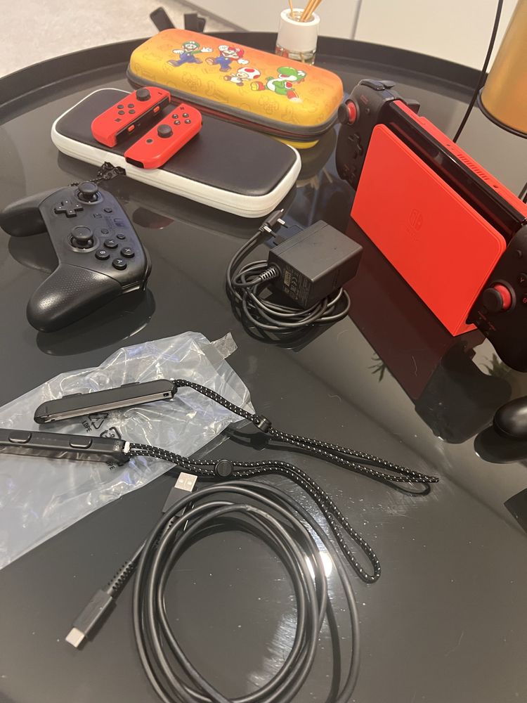 nintendo switch oled edição mario