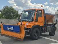 Unimog U300 4x4  2xWOM Pług Schmidt Piaskarka Reduktor Blokady Kiper