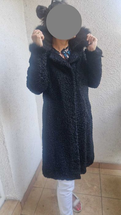 Pięke Futro czarne