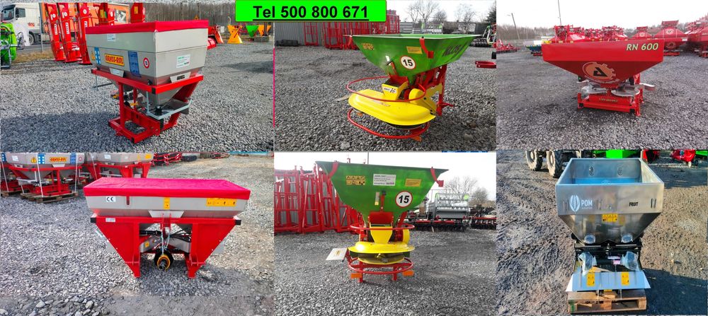 Wałek Wom - Rozsiwacz nawozów 600l, 800l, 1000, 1200l