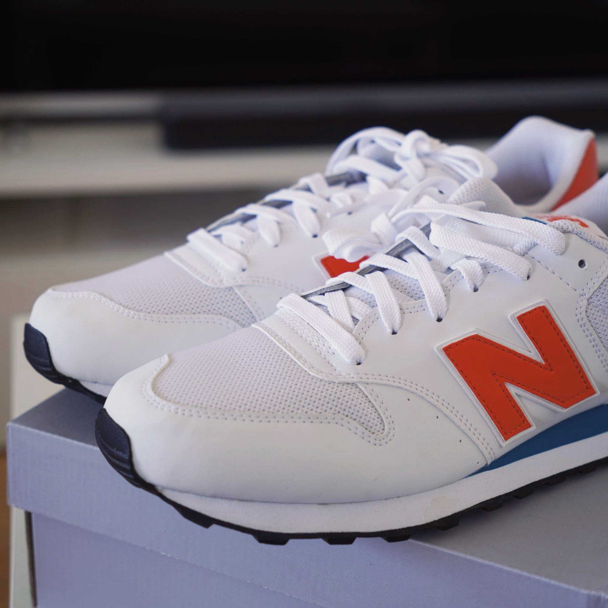 Buty New Balance 500 White - białe - r. 46.5 - oryginalne