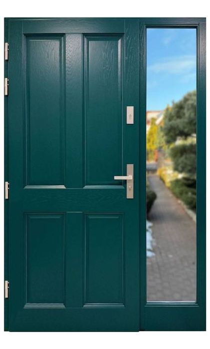 Drzwi zewnętrzne dębowe