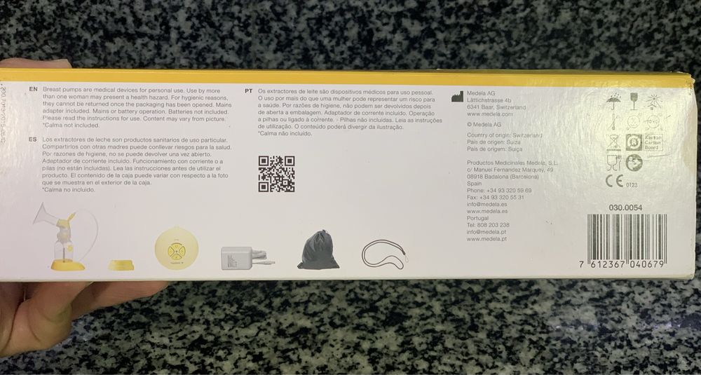 Bomba Extratora Leite Medela swing automática