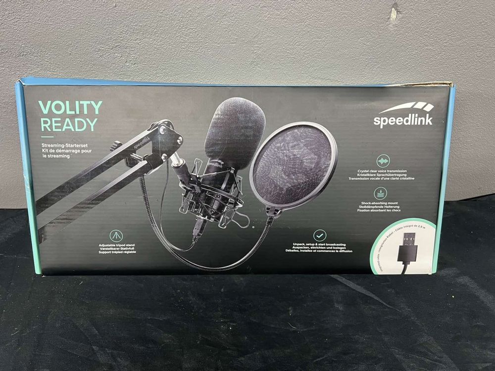 Мікрофон для ПК/ для стрімінгу, підкастів Speed-Link VOLITY READY