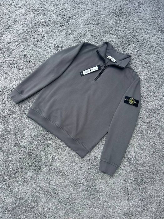 Світшот stone island /чоловіча half zip / кофта stone island