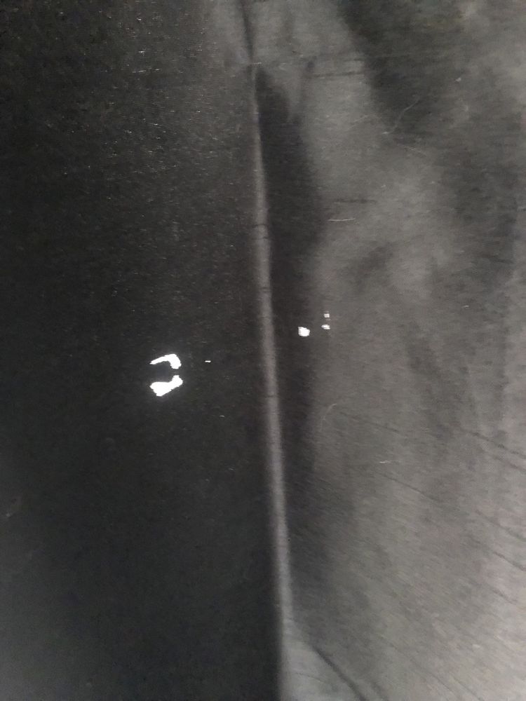 Тюль штора на кольцах черная