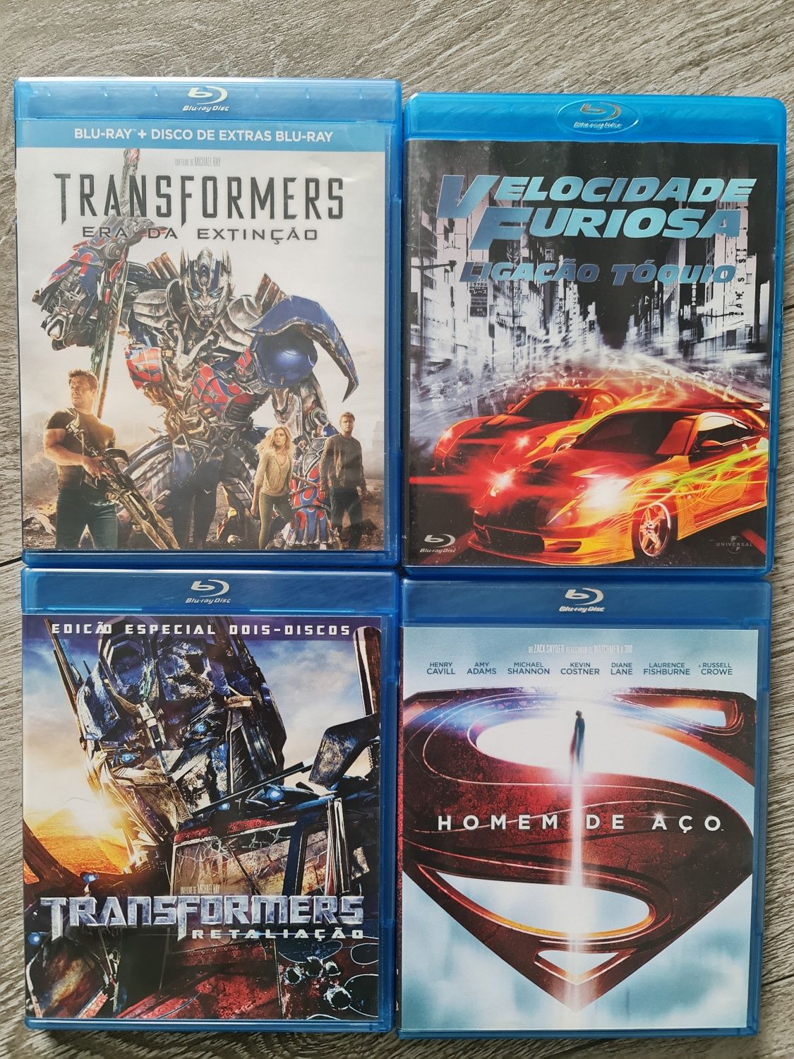 4 Filmes blu-ray como novos