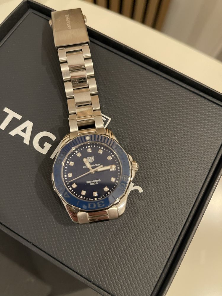 TAG Heuer Aquaracer niebieska tarcza