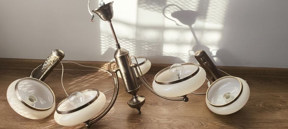 Lampa Żyrandol i 2 kinkiety w stylu klasycznym