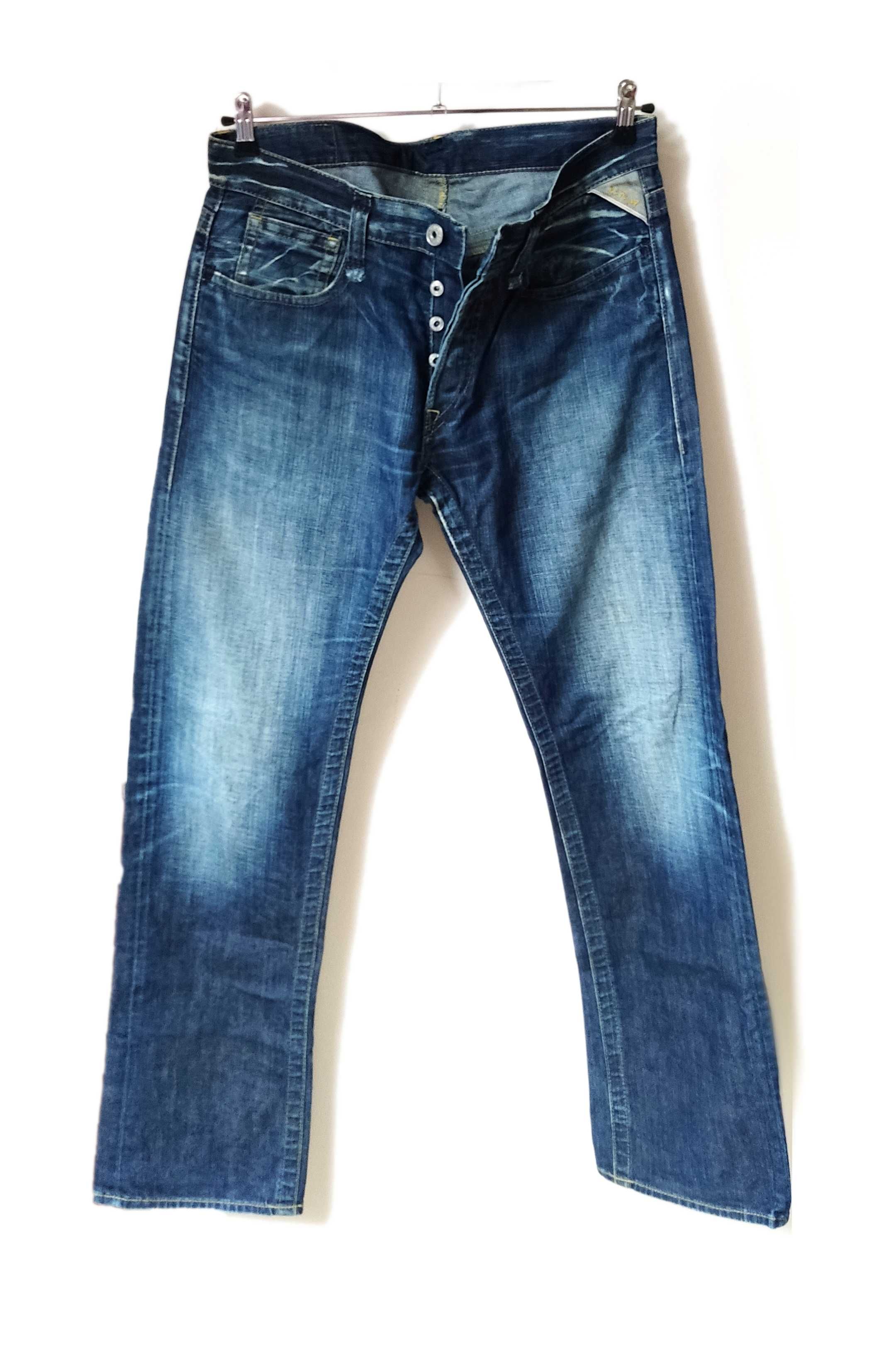 Replay włoskie klasyczne jeansy męskie 36/34 oryginał
