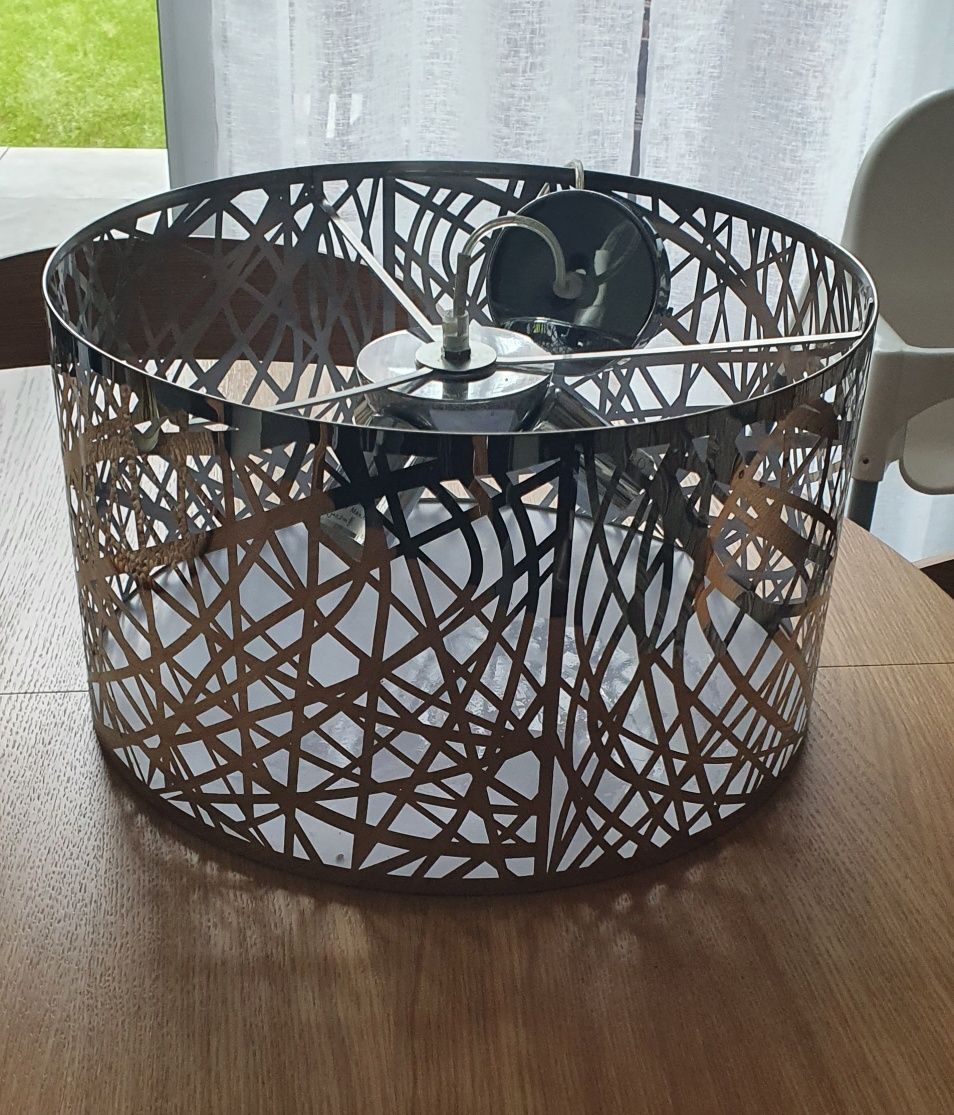 Lampa wisząca metalowa