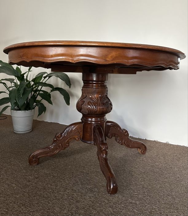 Stół okrągły drewniany