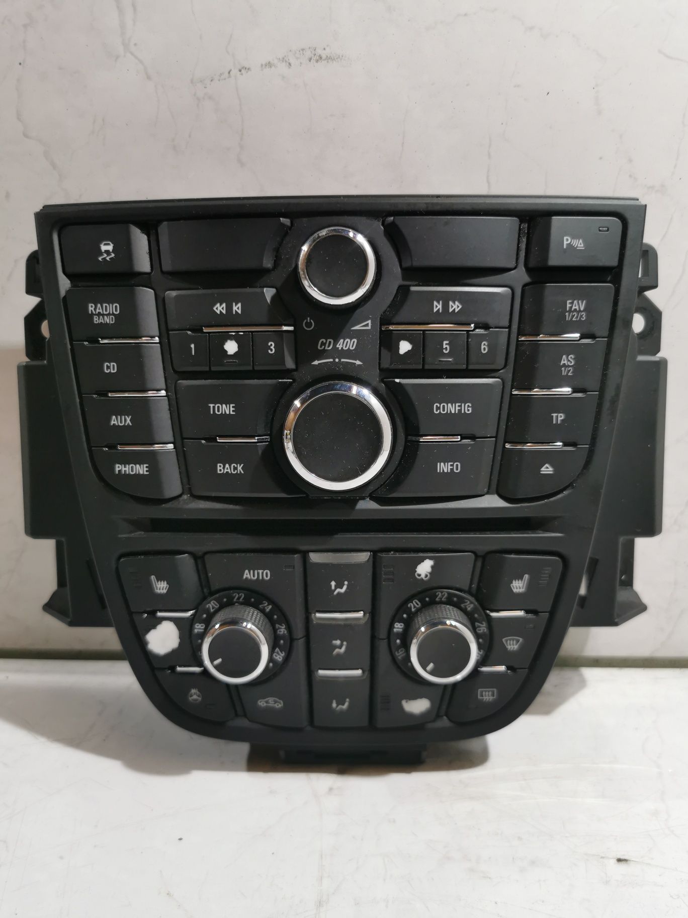Panel Sterowania Klimatyzacji Opel Astra Meriva Zefira