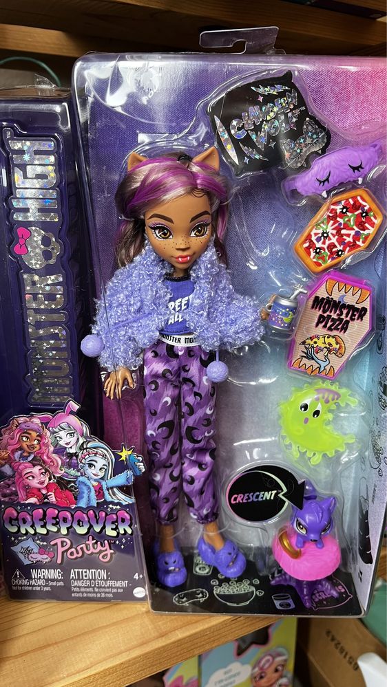 Лялька Клодін Вульф Monster High Creepover Party