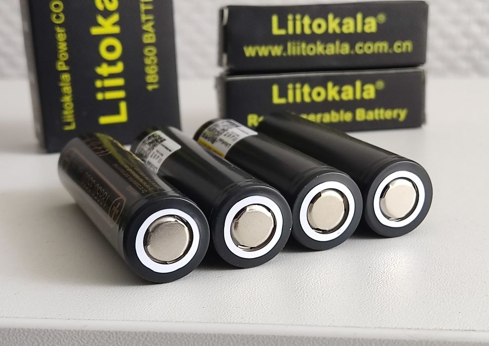Акумулятори 18650 Liitokala Lii-35a, li-ion, нові, якісні.