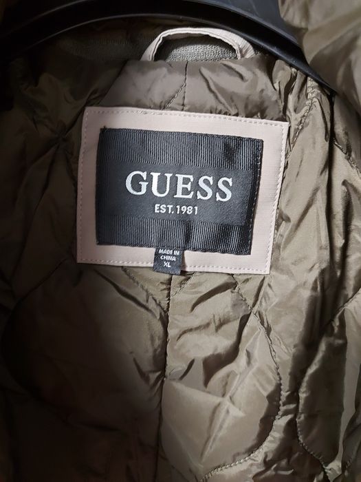 Чоловічій плащ тренч Guess XL