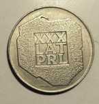 Moneta XXX LAT PRL , 1974r. ORGINAŁ, Srebro