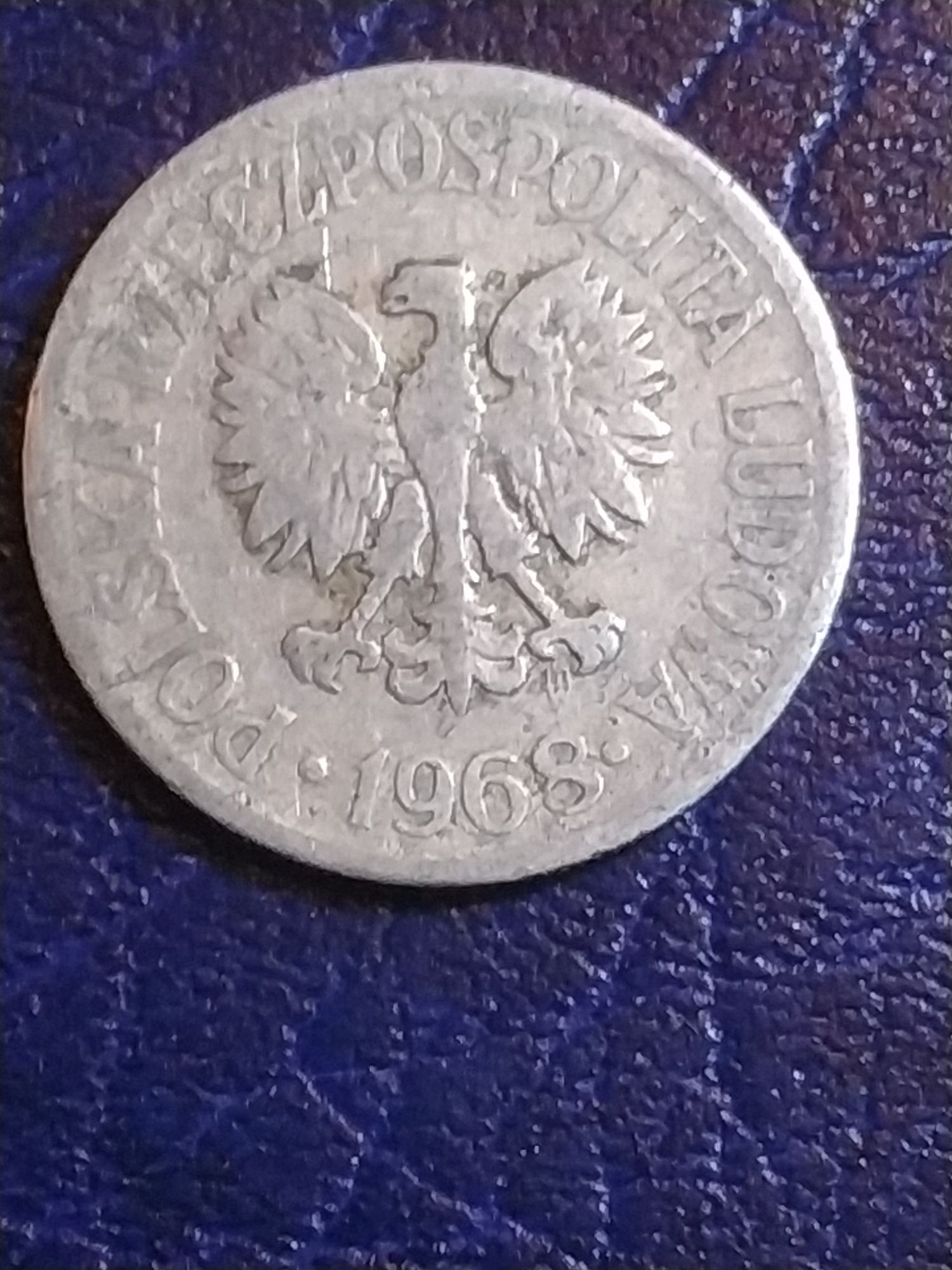 Moneta 50 groszy AL rzadki rok 1968 - okazja!