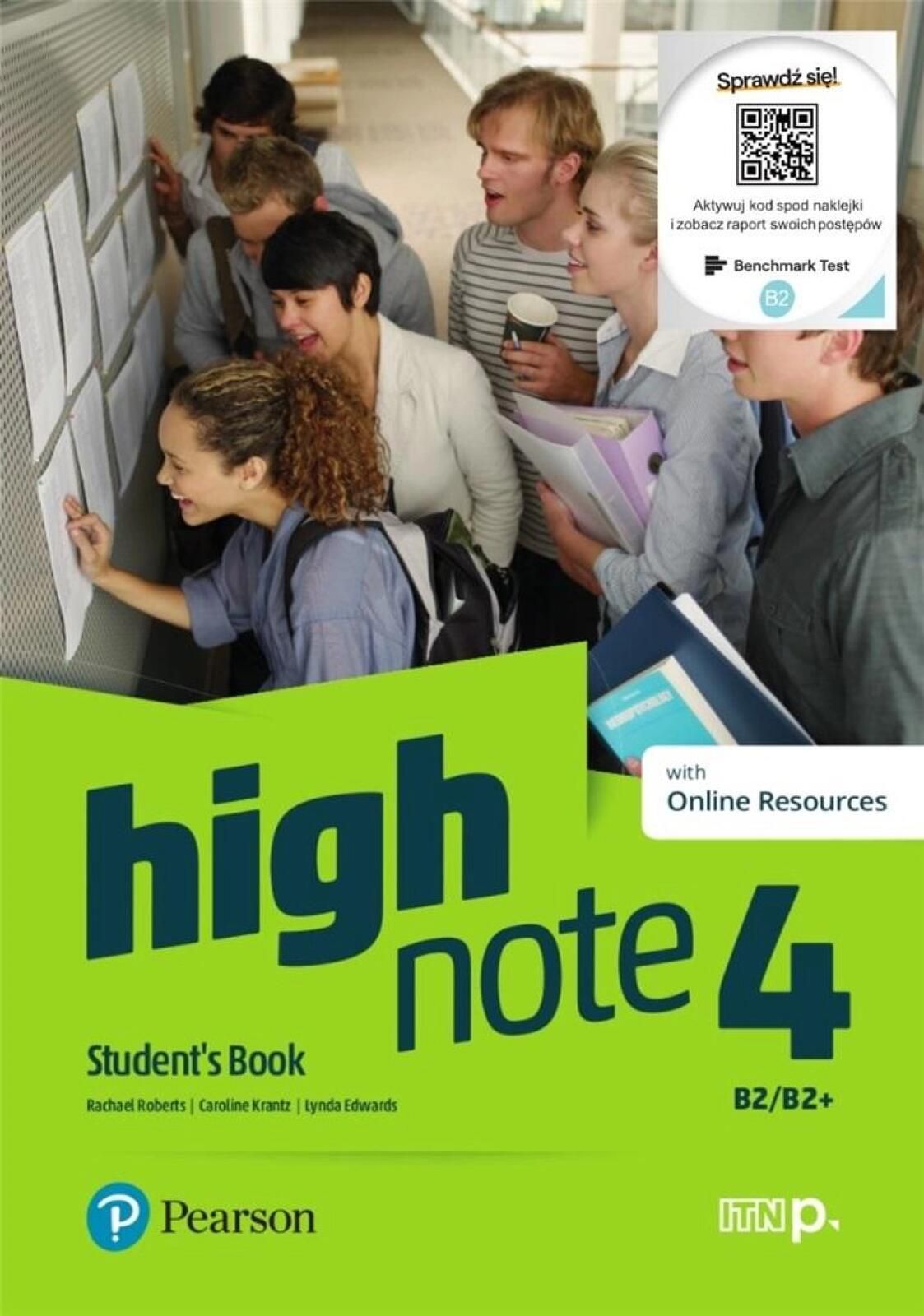 High Note 4 B2/b2+ SB+kod wkl+eBook + Benchmark Longman Pearson Rachae