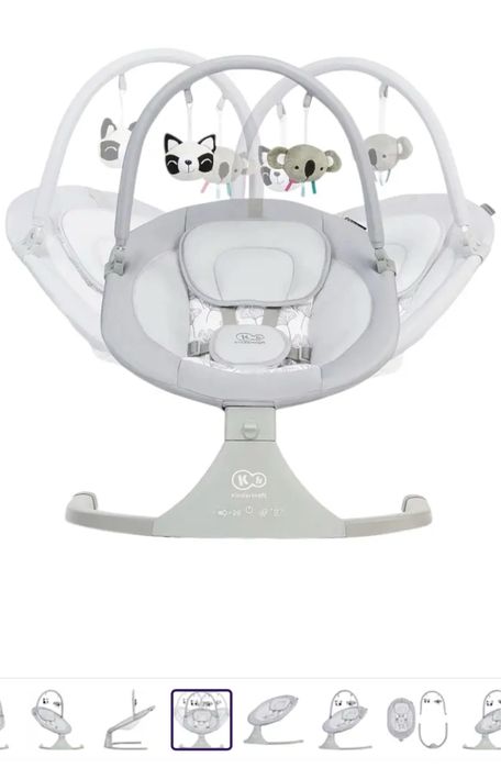 Гойдалка Шезлонг для немовлят. Заколисуючий центр.