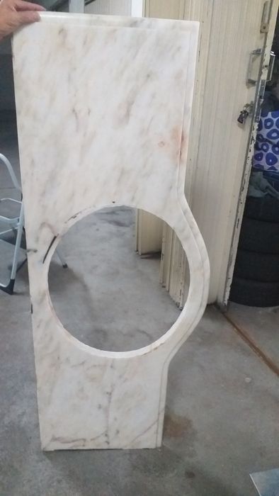 Pedra mármore para lavatório