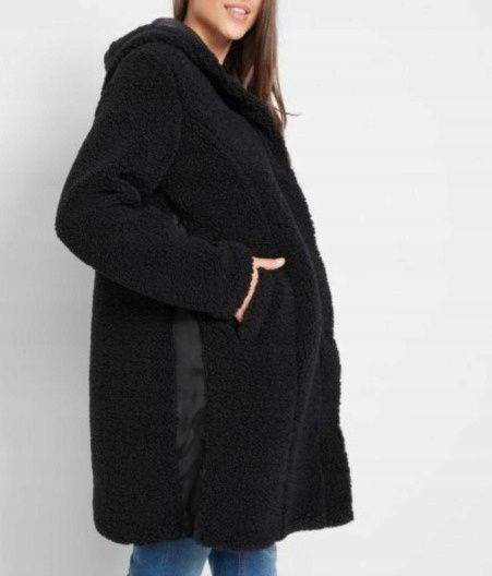 B.P.C płaszcz boucle ciążowy z panelem dla dziecka ^44