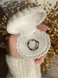 Turmalin jaspis pierścionek z koralików na elastycznej gumce amulet