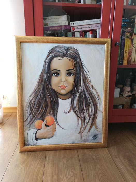 Obraz dziewczynka płótno