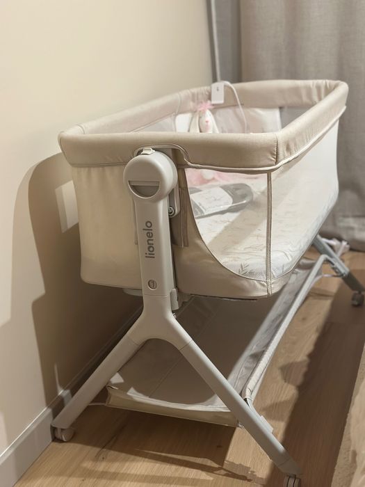 Dostawka łóżeczko dostawne Lionelo Leonie plus + materac Rucken