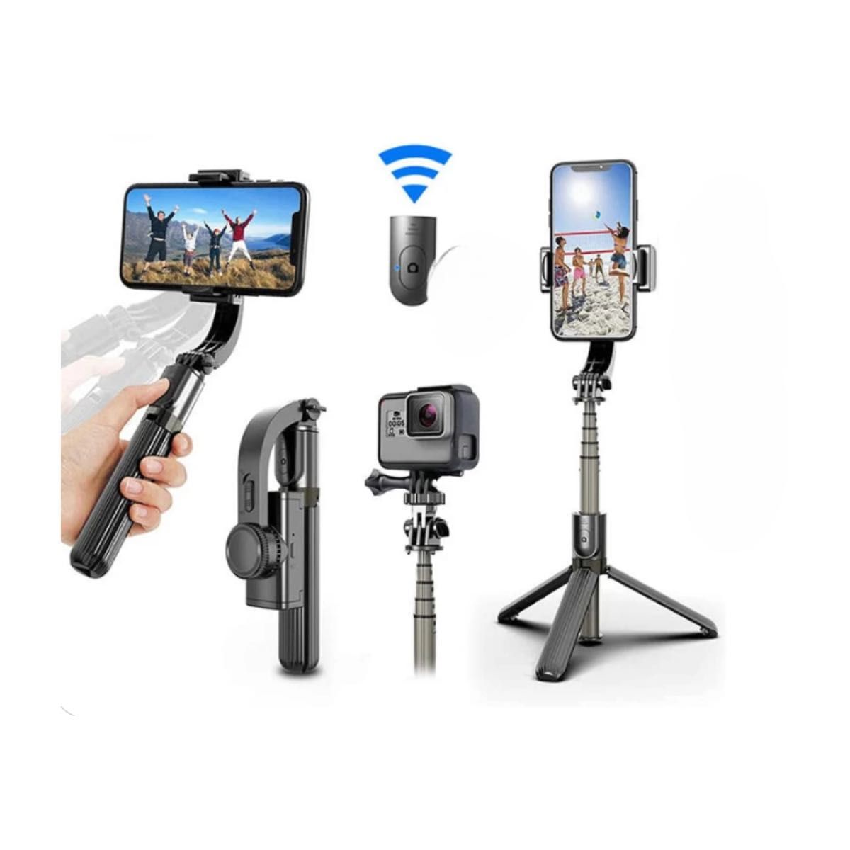 GIMBAL DO SMARTFONA Ręczny Stabilizator Pilot Bluetooth