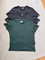 T-shirty koszulki premium męskie H&M Reserved basic r. M 38
