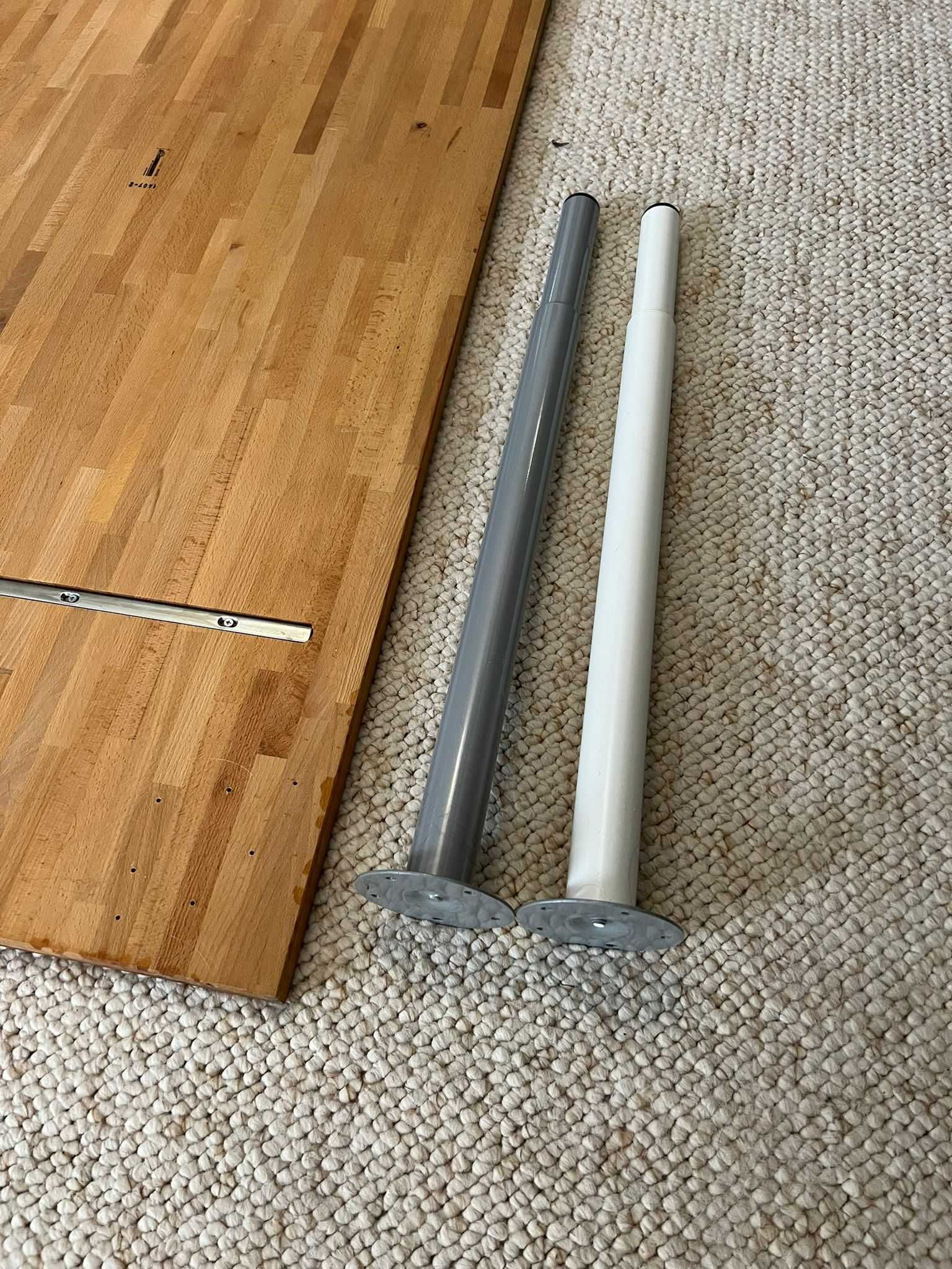 Blat drewniany IKEA + 2 nogi GRATIS | stan bdb | odbiór Józefosław