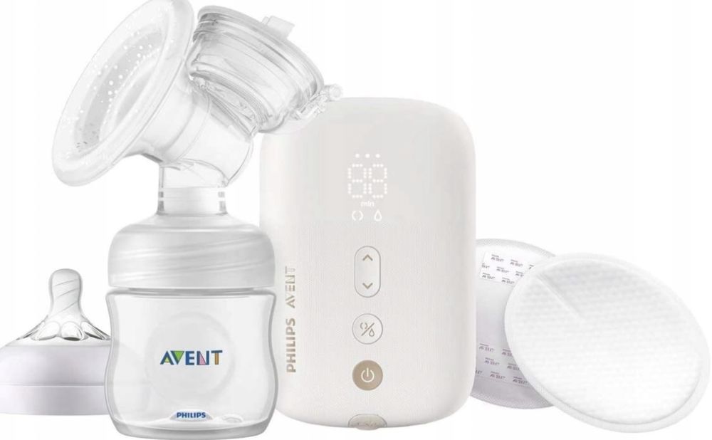 PHILIPS AVENT - laktator elektryczny z butelką Natural 125 ml