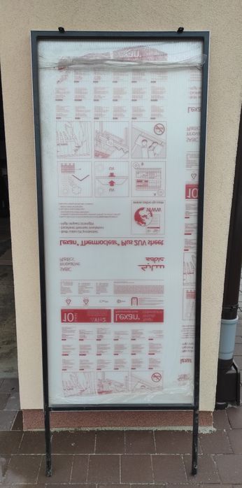 Solidna osłona obudowa, profil stalowy + podwójna ścianka