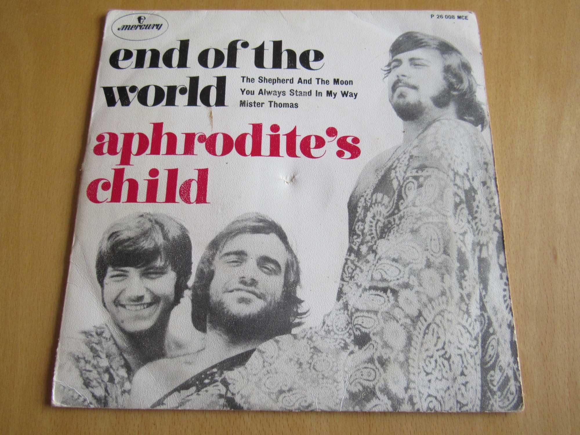 Aphrodite's Child "End of the world" , Single / EP, Portugal