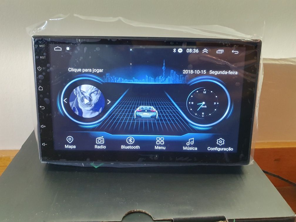 Autoradio 2din 2GB 32GB Carplay Android auto GPS  Oferta Moldura e cam